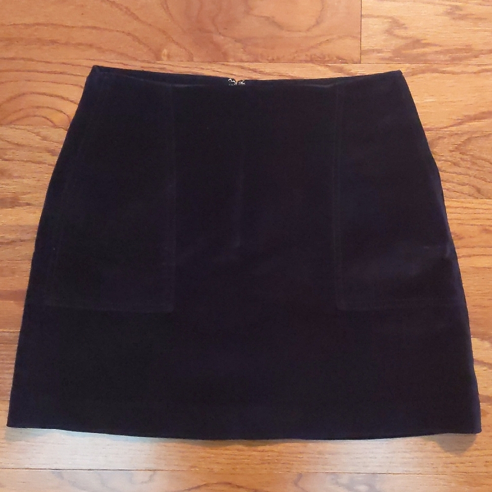 Gap Velvet Mini Skirt